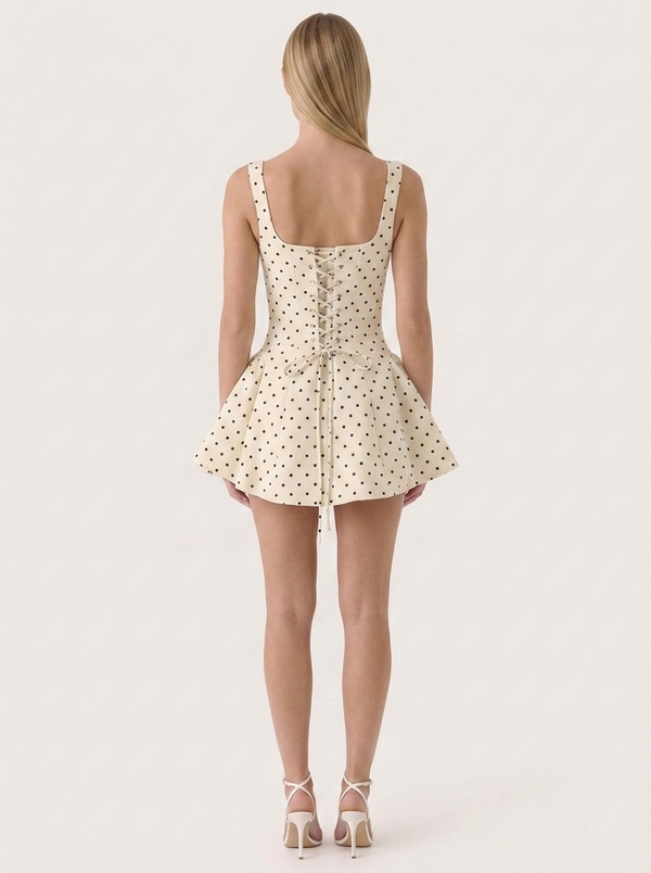 Polka Mini Dress