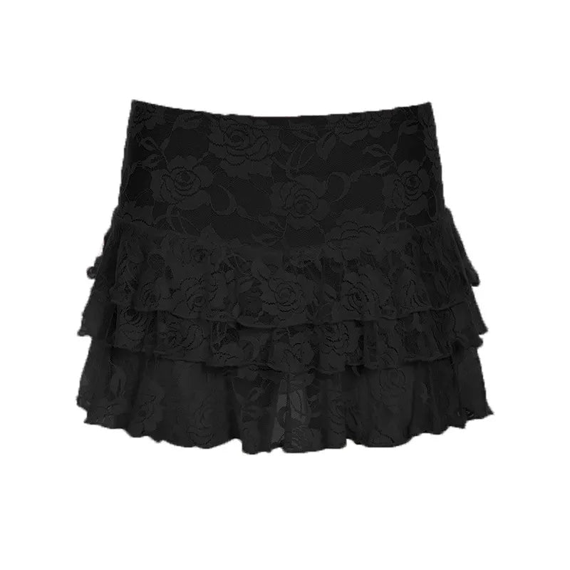 Low Waist Cake Skirt