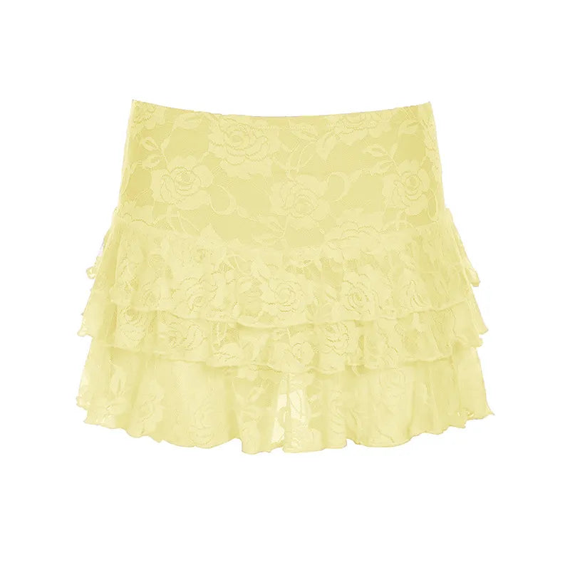 Low Waist Cake Skirt