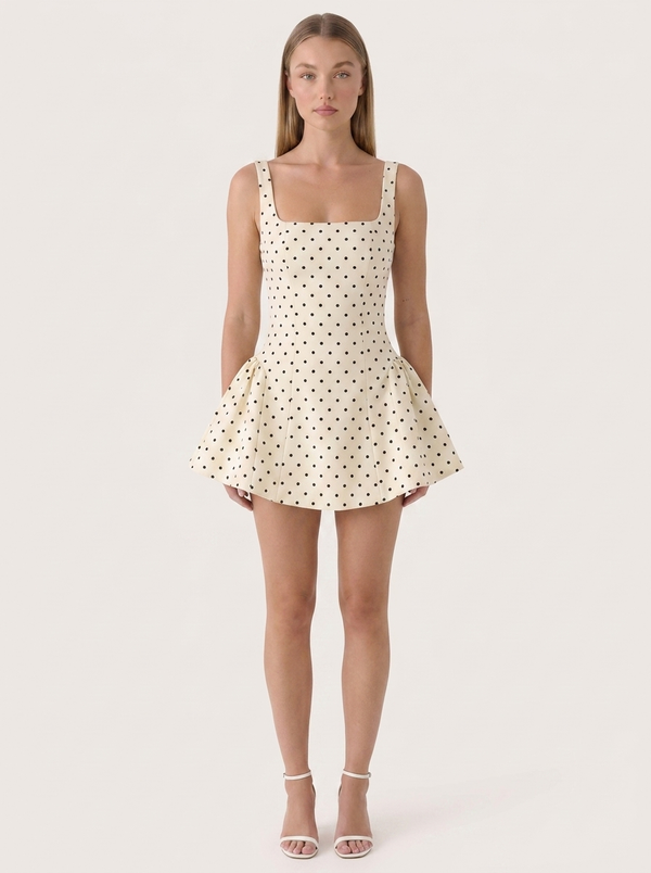 Polka Mini Dress