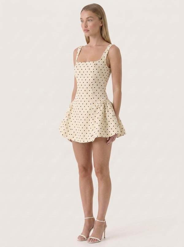 Polka Mini Dress